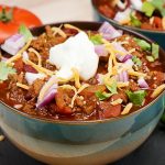 Making homemade chili beans step 5