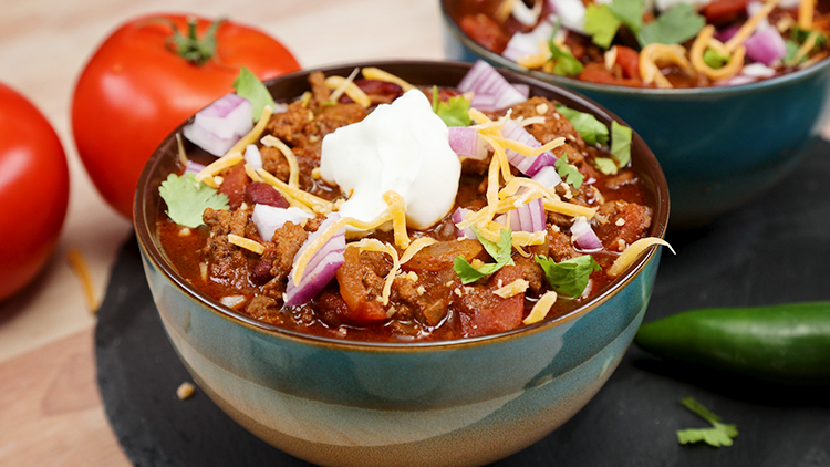 Making homemade chili beans step 5